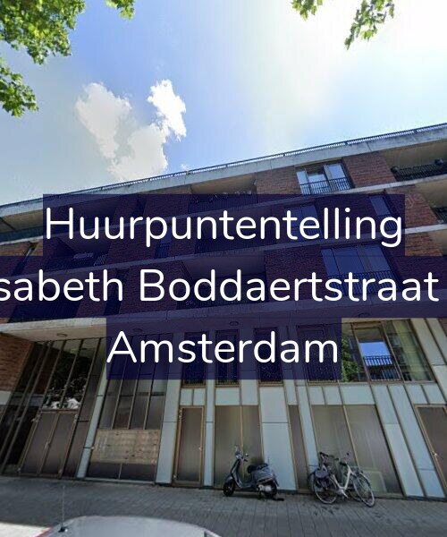 Foto gevel Huurpuntentelling voor Elisabeth Boddaertstraat 71, Amsterdam