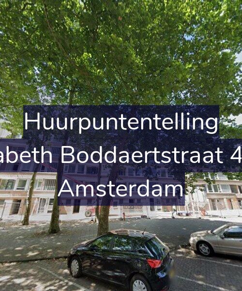 Foto gevel Huurpuntentelling voor Elisabeth Boddaertstraat 42-H, Amsterdam