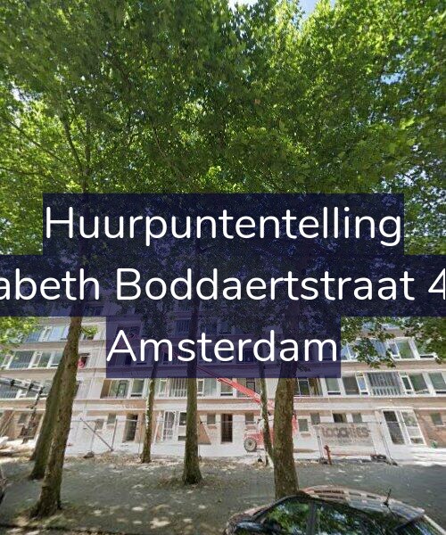 Foto gevel Huurpuntentelling voor Elisabeth Boddaertstraat 44-1, Amsterdam