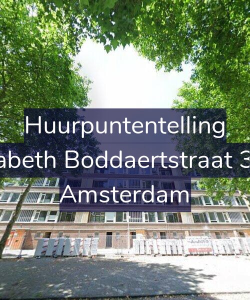 Foto gevel Huurpuntentelling voor Elisabeth Boddaertstraat 30-4, Amsterdam