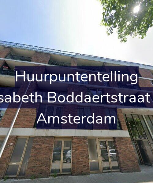 Foto gevel Huurpuntentelling voor Elisabeth Boddaertstraat 65, Amsterdam