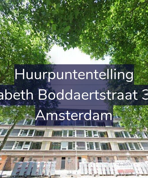 Foto gevel Huurpuntentelling voor Elisabeth Boddaertstraat 30-3, Amsterdam