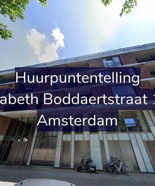 Foto gevel Huurpuntentelling voor Elisabeth Boddaertstraat 125, Amsterdam