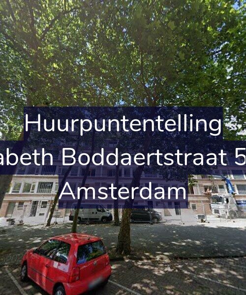 Foto gevel Huurpuntentelling voor Elisabeth Boddaertstraat 54-H, Amsterdam