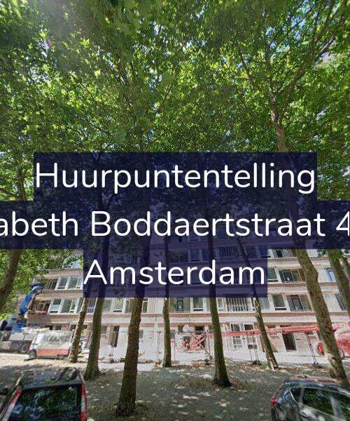 Foto gevel Huurpuntentelling voor Elisabeth Boddaertstraat 46-1, Amsterdam