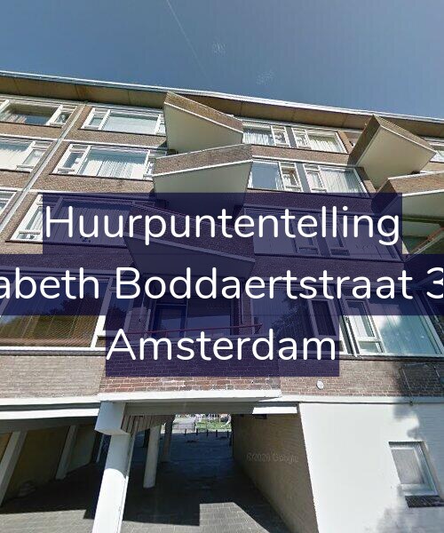 Foto gevel Huurpuntentelling voor Elisabeth Boddaertstraat 36-4, Amsterdam