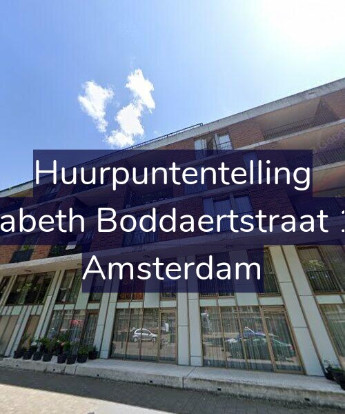 Foto gevel Huurpuntentelling voor Elisabeth Boddaertstraat 155, Amsterdam