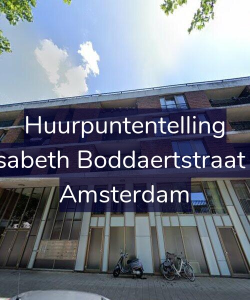 Foto gevel Huurpuntentelling voor Elisabeth Boddaertstraat 67, Amsterdam