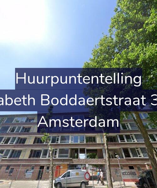 Foto gevel Huurpuntentelling voor Elisabeth Boddaertstraat 38-2, Amsterdam