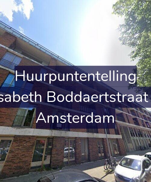 Foto gevel Huurpuntentelling voor Elisabeth Boddaertstraat 63, Amsterdam