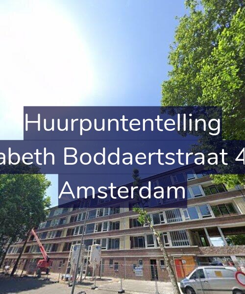 Foto gevel Huurpuntentelling voor Elisabeth Boddaertstraat 40-2, Amsterdam