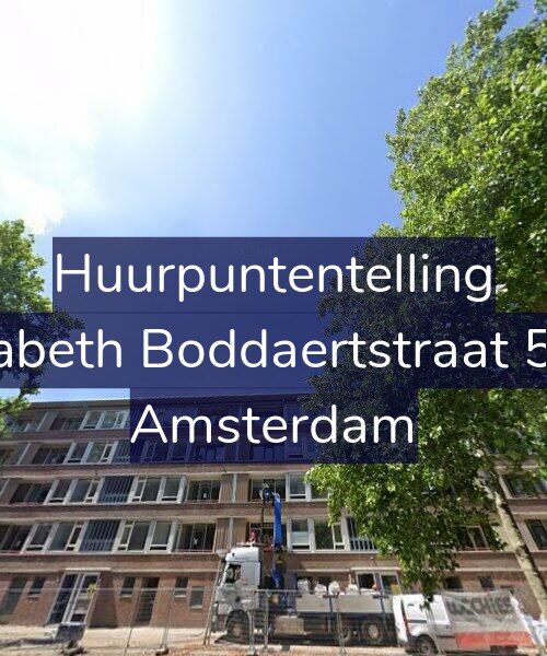 Foto gevel Huurpuntentelling voor Elisabeth Boddaertstraat 50-3, Amsterdam
