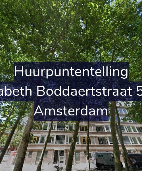 Foto gevel Huurpuntentelling voor Elisabeth Boddaertstraat 56-3, Amsterdam