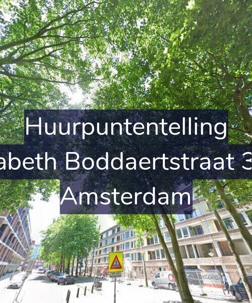 Foto gevel Huurpuntentelling voor Elisabeth Boddaertstraat 34-2, Amsterdam