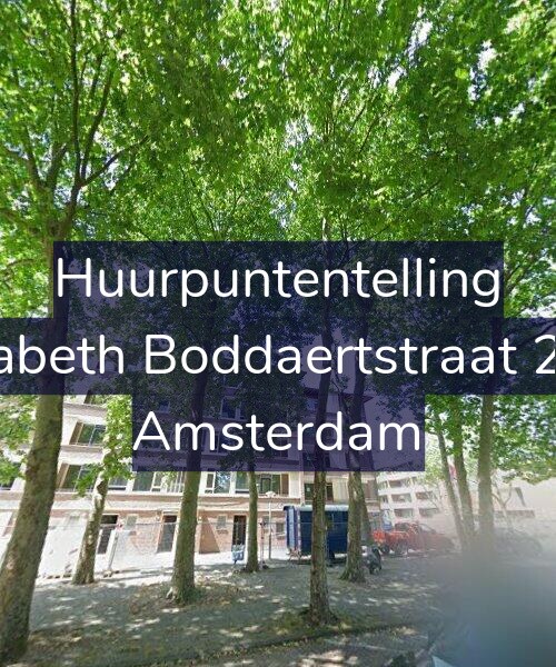 Foto gevel Huurpuntentelling voor Elisabeth Boddaertstraat 24-1, Amsterdam