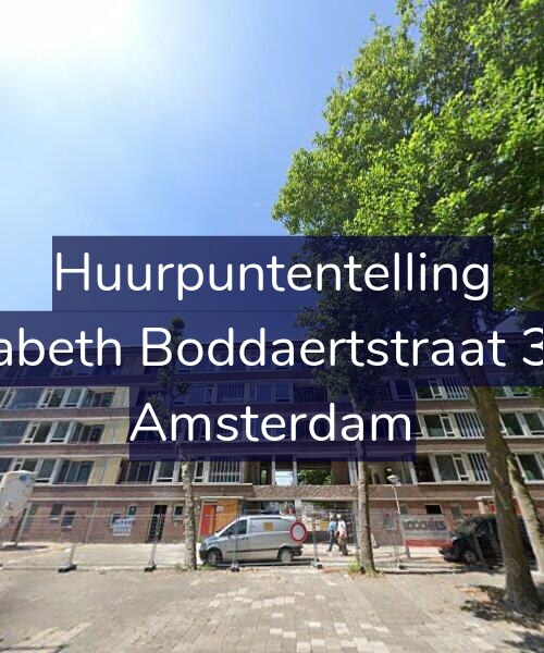 Foto gevel Huurpuntentelling voor Elisabeth Boddaertstraat 38-1, Amsterdam