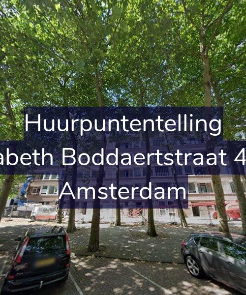 Foto gevel Huurpuntentelling voor Elisabeth Boddaertstraat 46-H, Amsterdam
