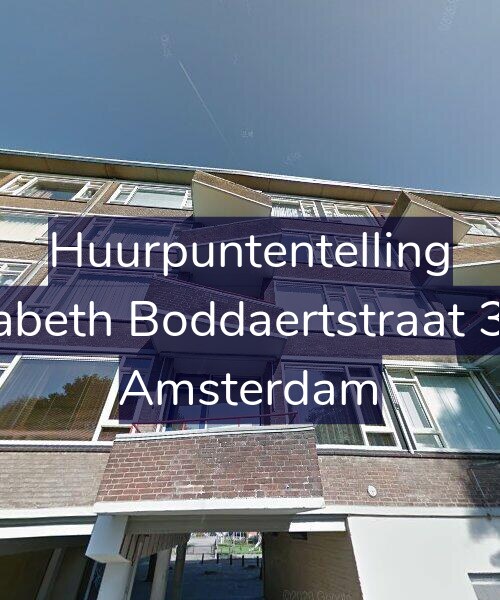 Foto gevel Huurpuntentelling voor Elisabeth Boddaertstraat 36-3, Amsterdam