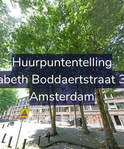 Foto gevel Huurpuntentelling voor Elisabeth Boddaertstraat 32-1, Amsterdam