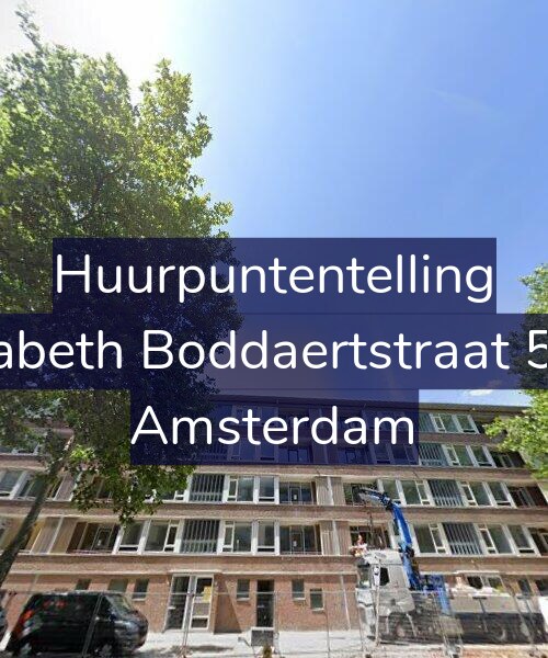 Foto gevel Huurpuntentelling voor Elisabeth Boddaertstraat 52-2, Amsterdam