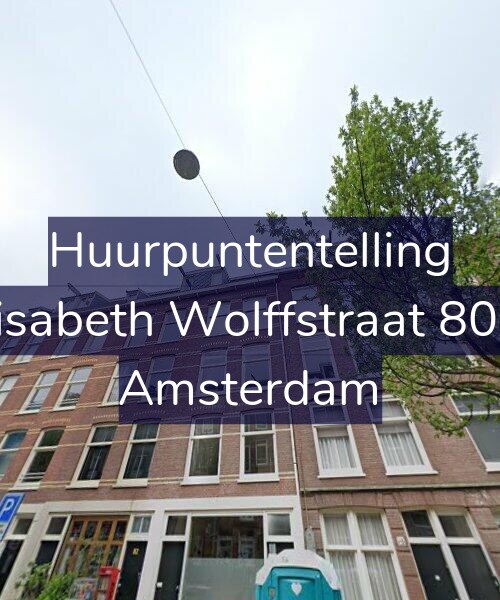 Foto gevel Huurpuntentelling voor Elisabeth Wolffstraat 80-2, Amsterdam