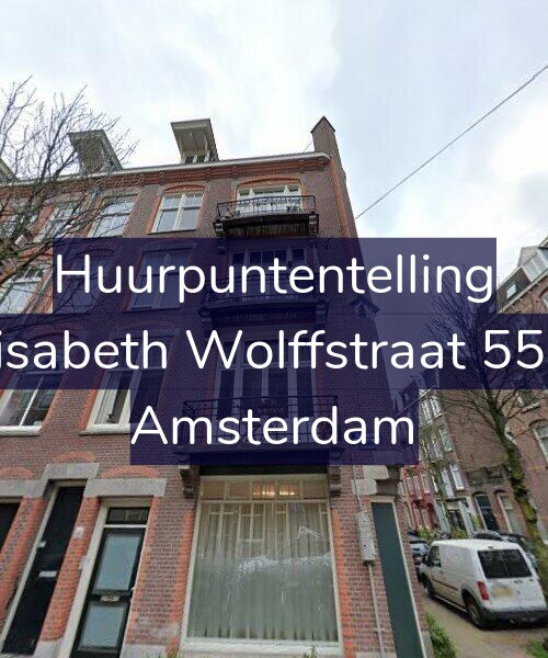 Foto gevel Huurpuntentelling voor Elisabeth Wolffstraat 55-1, Amsterdam