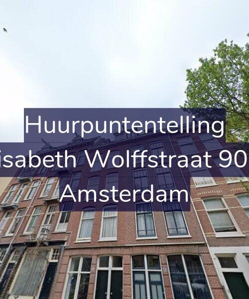 Foto gevel Huurpuntentelling voor Elisabeth Wolffstraat 90-3, Amsterdam