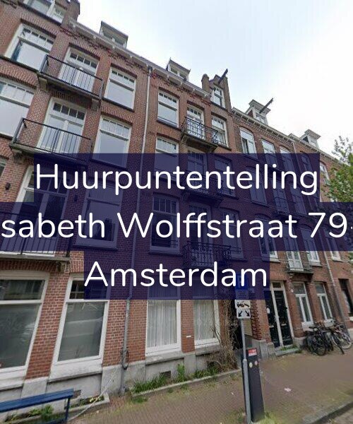 Foto gevel Huurpuntentelling voor Elisabeth Wolffstraat 79-H, Amsterdam