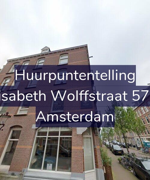 Foto gevel Huurpuntentelling voor Elisabeth Wolffstraat 57-4, Amsterdam