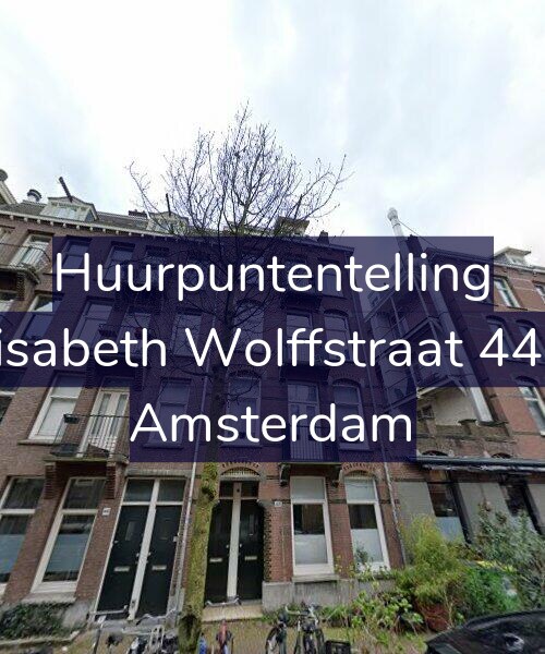 Foto gevel Huurpuntentelling voor Elisabeth Wolffstraat 44-1, Amsterdam
