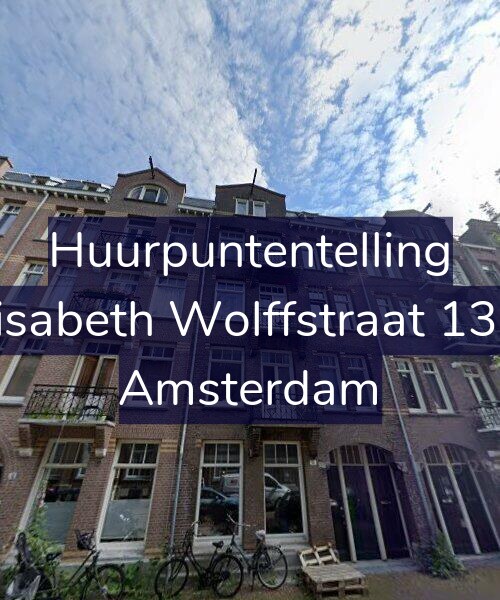 Foto gevel Huurpuntentelling voor Elisabeth Wolffstraat 13-2, Amsterdam