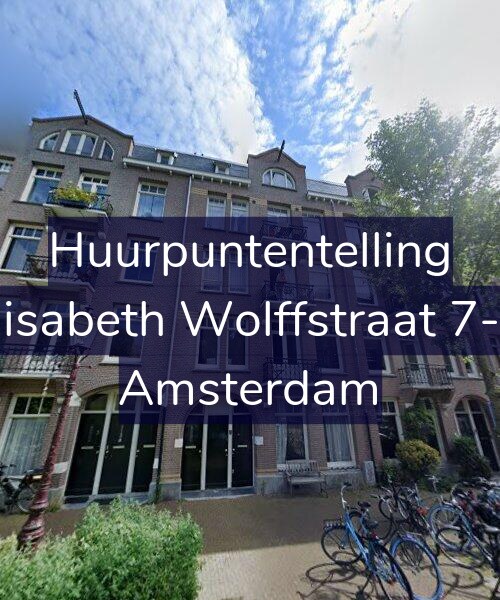 Foto gevel Huurpuntentelling voor Elisabeth Wolffstraat 7-H, Amsterdam