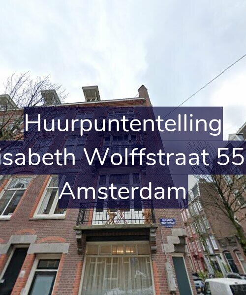 Foto gevel Huurpuntentelling voor Elisabeth Wolffstraat 55-3, Amsterdam