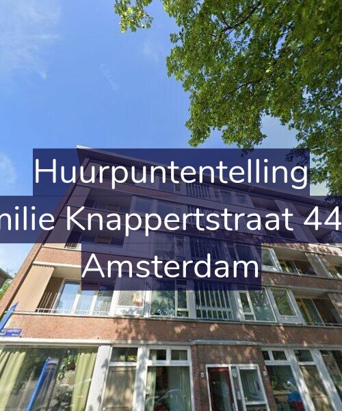 Foto gevel Huurpuntentelling voor Emilie Knappertstraat 44-3, Amsterdam
