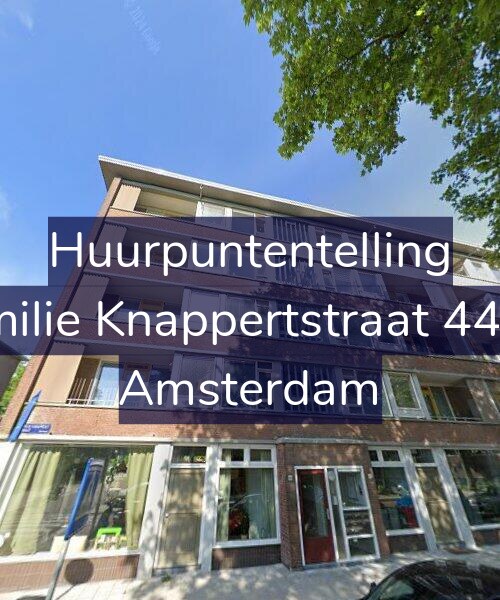 Foto gevel Huurpuntentelling voor Emilie Knappertstraat 44-1, Amsterdam