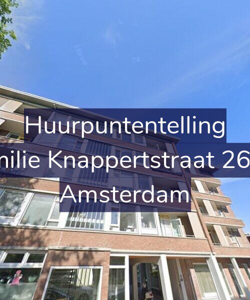 Foto gevel Huurpuntentelling voor Emilie Knappertstraat 26-2, Amsterdam