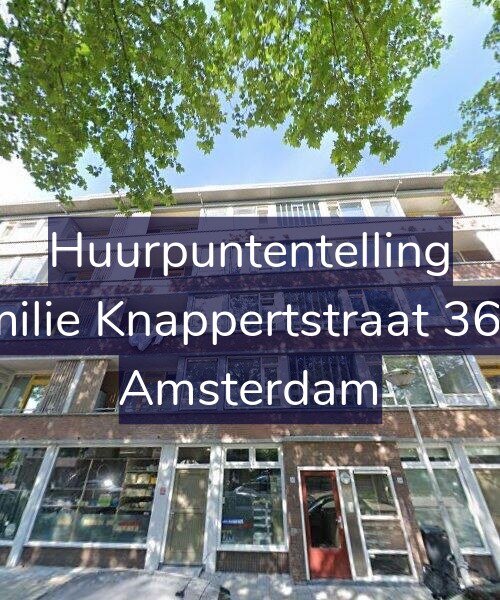 Foto gevel Huurpuntentelling voor Emilie Knappertstraat 36-4, Amsterdam