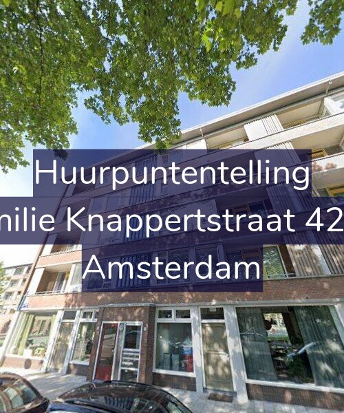 Foto gevel Huurpuntentelling voor Emilie Knappertstraat 42-1, Amsterdam