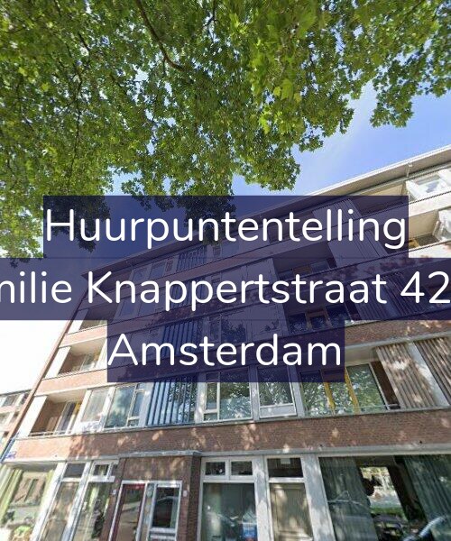 Foto gevel Huurpuntentelling voor Emilie Knappertstraat 42-2, Amsterdam