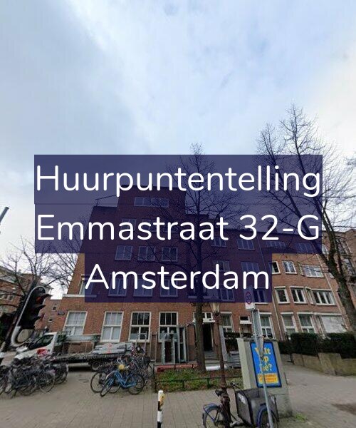 Foto gevel Huurpuntentelling voor Emmastraat 32-G, Amsterdam