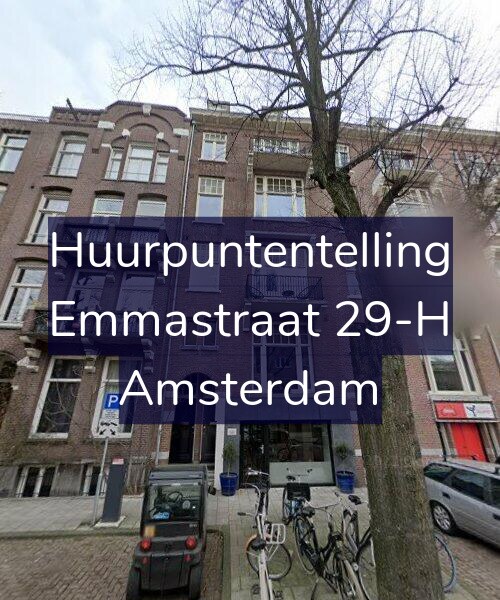 Foto gevel Huurpuntentelling voor Emmastraat 29-H, Amsterdam