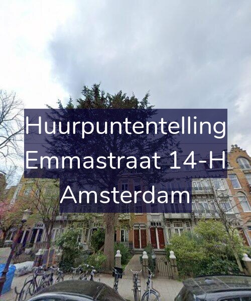 Foto gevel Huurpuntentelling voor Emmastraat 14-H, Amsterdam