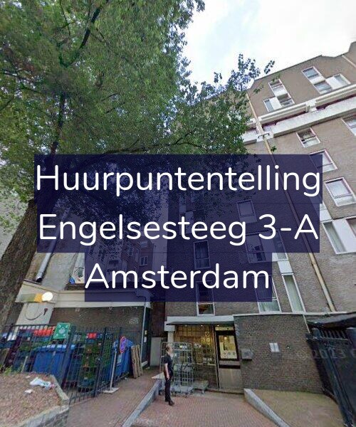 Foto gevel Huurpuntentelling voor Engelsesteeg 3-A, Amsterdam