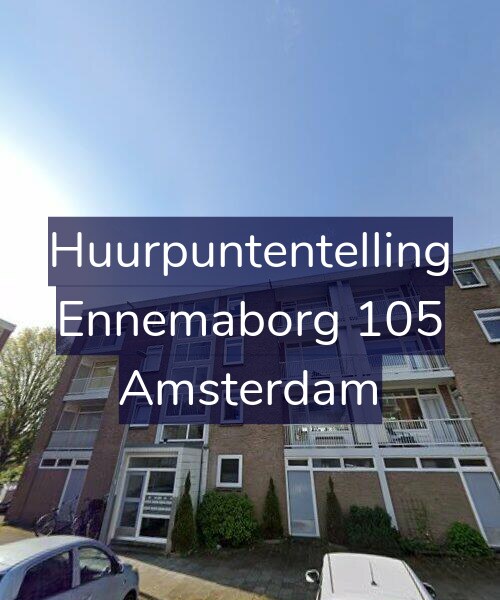 Foto gevel Huurpuntentelling voor Ennemaborg 105, Amsterdam