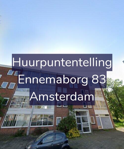 Foto gevel Huurpuntentelling voor Ennemaborg 83, Amsterdam
