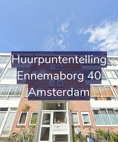 Foto gevel Huurpuntentelling voor Ennemaborg 40, Amsterdam