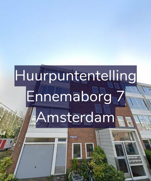 Foto gevel Huurpuntentelling voor Ennemaborg 7, Amsterdam