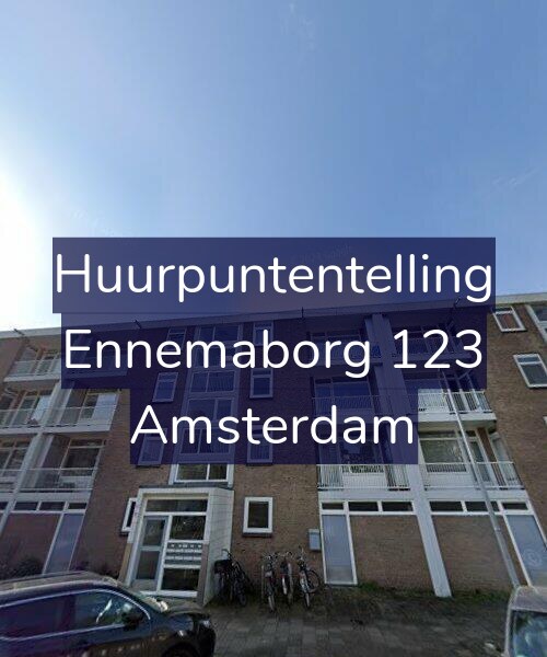 Foto gevel Huurpuntentelling voor Ennemaborg 123, Amsterdam