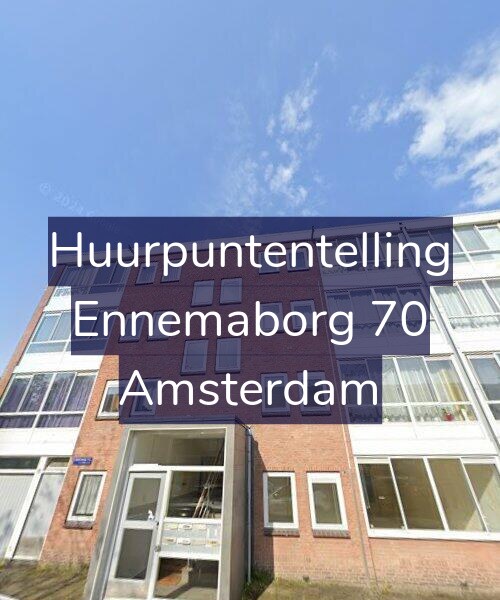 Foto gevel Huurpuntentelling voor Ennemaborg 70, Amsterdam