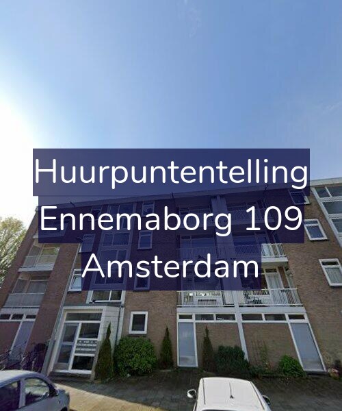 Foto gevel Huurpuntentelling voor Ennemaborg 109, Amsterdam